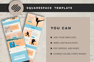 Squarespace Yoga Coach Website