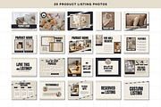 Modern Beige Etsy Shop Kit Template, a Branding & Logo Template by Anna Design Studio (Thumbnail 4 of 8)