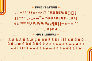 BHEKOF Groovy Retro Font