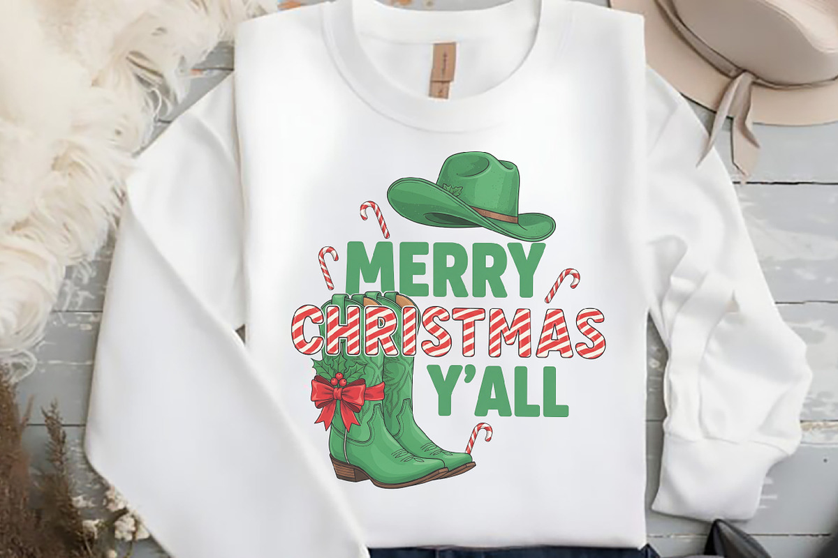 Cowboy Christmas, Merry Christmas, an Illustration by Black Bird Studio (Photo 2 of 4)