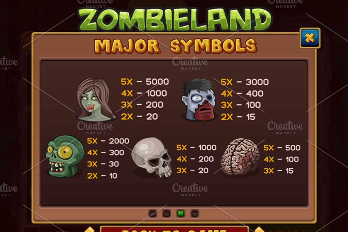 Zombie slots game KIT, an Illustration by Saranai Store (Photo 4 of 11)