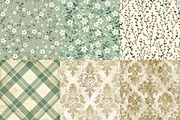 Cottagecore Floral Digital Paper Bun, a Texture Illustration by DreamPrint404 (Thumbnail 2 of 3)