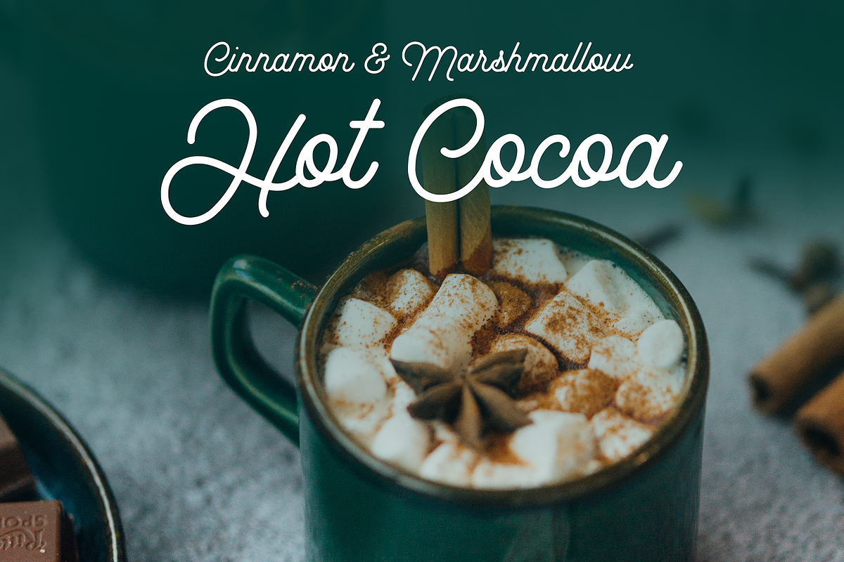 Yuletide Monoline Script, a Script Font by Freshly Made Type (Photo 8 of 9)