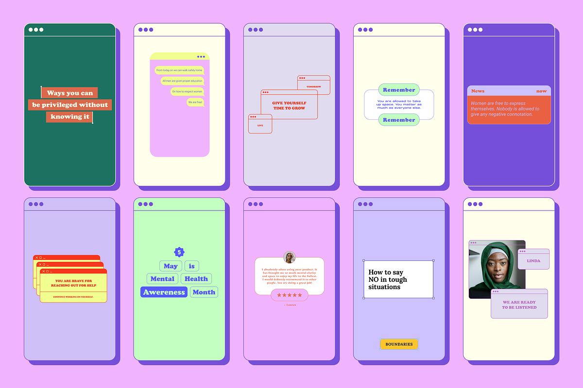 RETRICA Instagram Graphics & Systems, a Social Media Template by Luna Studio (Photo 3 of 8)