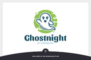 Ghost Night Logo Template, a Branding & Logo Template by LOGOMAGINE (Thumbnail 7 of 16)