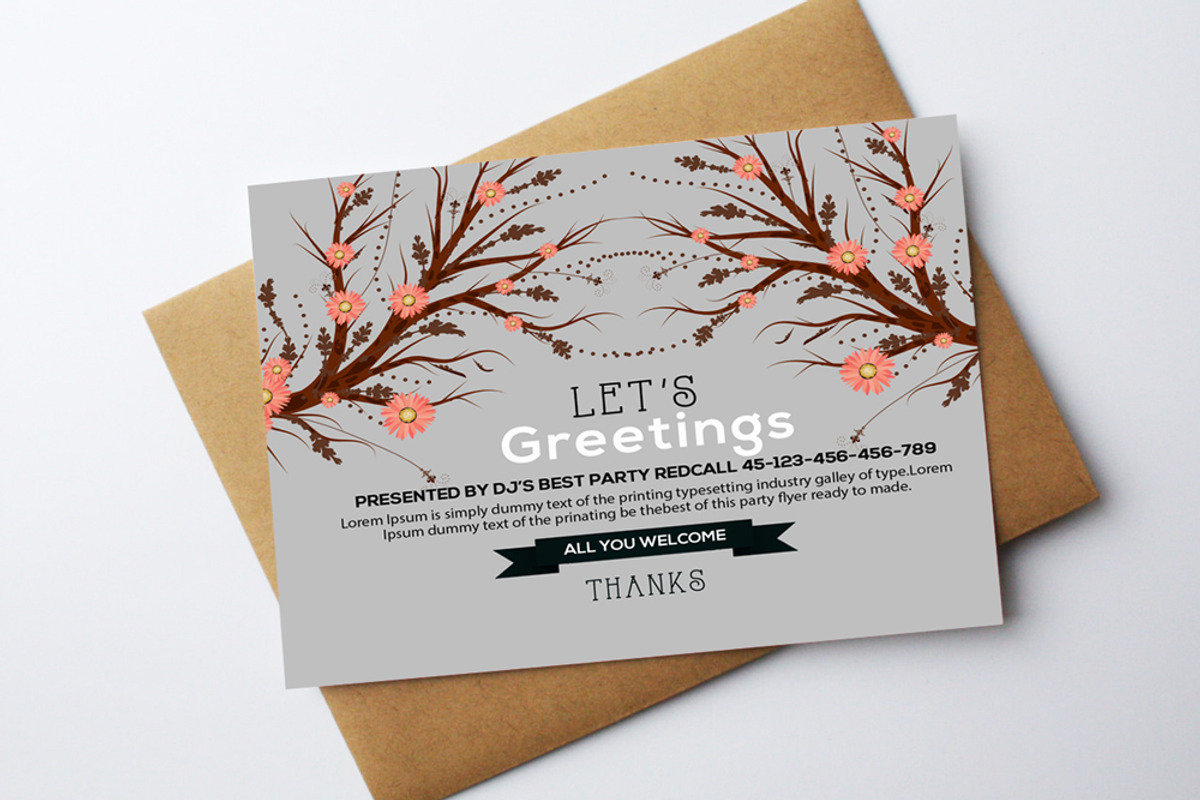 Multi Use Card Psd Template Bundle, an Invitation Template by Design Up ...