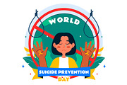 10 World Suicide Prevention Day, a Person Illustration by denayunebgt (Thumbnail 4 of 4)