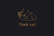 Celestial Symbols - Sun&Moon, an Illustration by Alisha Gronska (Thumbnail 12 of 12)