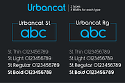 Urbancat Font Family, a Sans Serif Font by vlad.berla (Thumbnail 3 of 11)