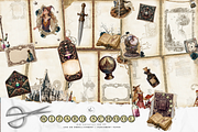 The WIZARD SCHOOL junk journal, a Decorative Illustration by meribela (Thumbnail 1 of 6)