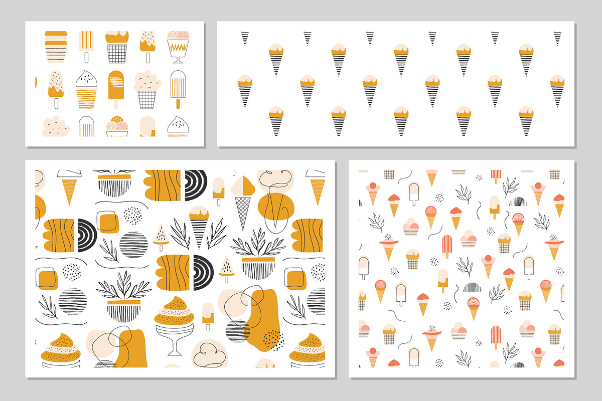 Ice cream abstract, a Pattern Graphic by Anatartan Design (Photo 15 of 18)