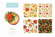 Christmas Rustic, a Decorative Illustration by Ekaterina Mikheeva (Thumbnail 6 of 8)