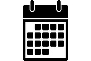 Calendar icon illustrations, a Technology Illustration by balal (Thumbnail 5 of 13)
