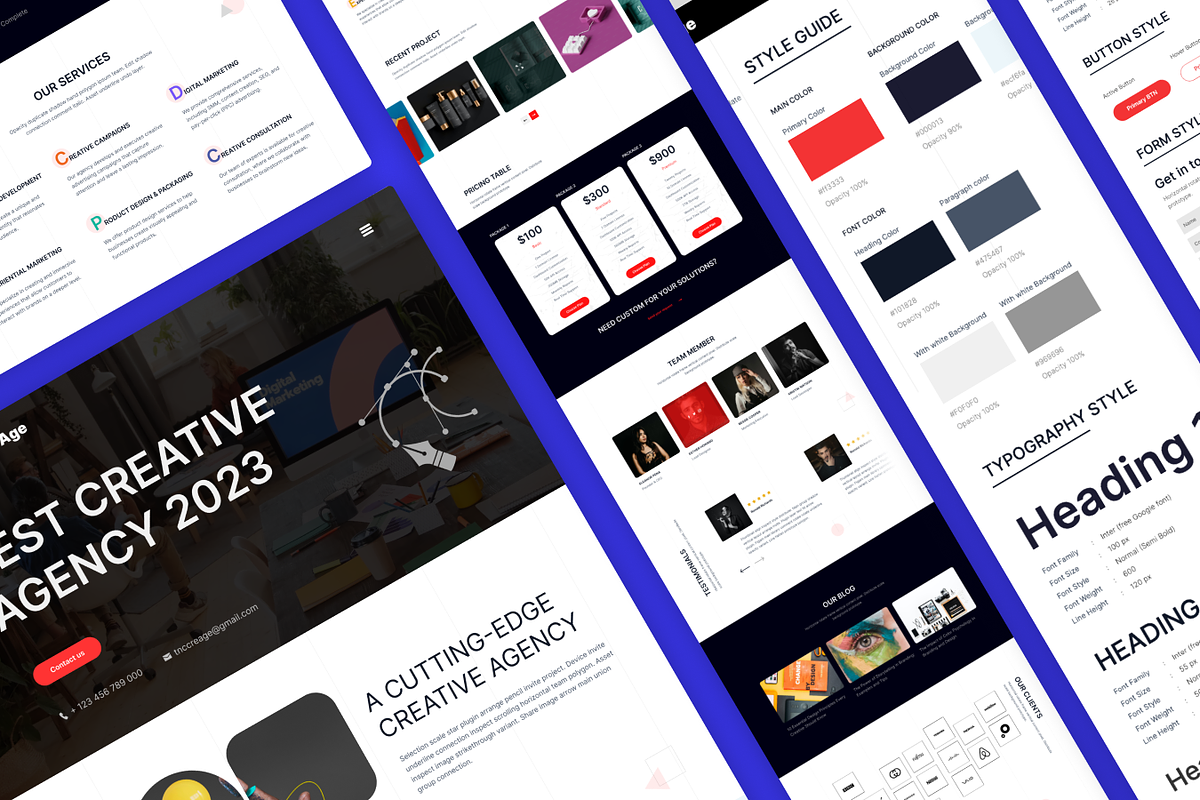 CreAge, Creative Agency Web Template, a HTML Template by TNCFlow (Photo 5 of 5)