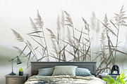 Silent meadow – botanical wall mural, a Wallpaper Graphic by Timofi Art (Thumbnail 12 of 12)