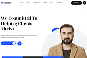 Business Consulting WP Theme, a WordPress Template by UInstrument (Thumbnail 2 of 6)