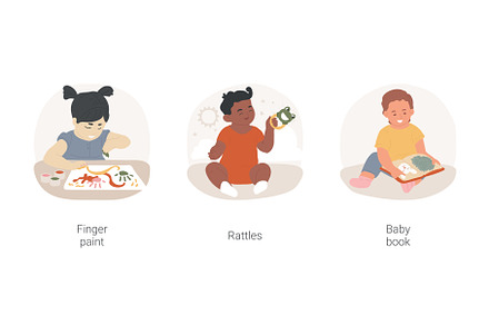 Infant mental development game, an Illustration by Visual Generation