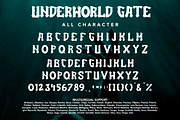 UnderworldGate - Blackletter Font, a Blackletter Font by AQR Studio (Thumbnail 5 of 9)