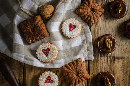 Czech christmas cookies containing christmas, candy, and background, a Food & Drink Photo by Stepanek Photography