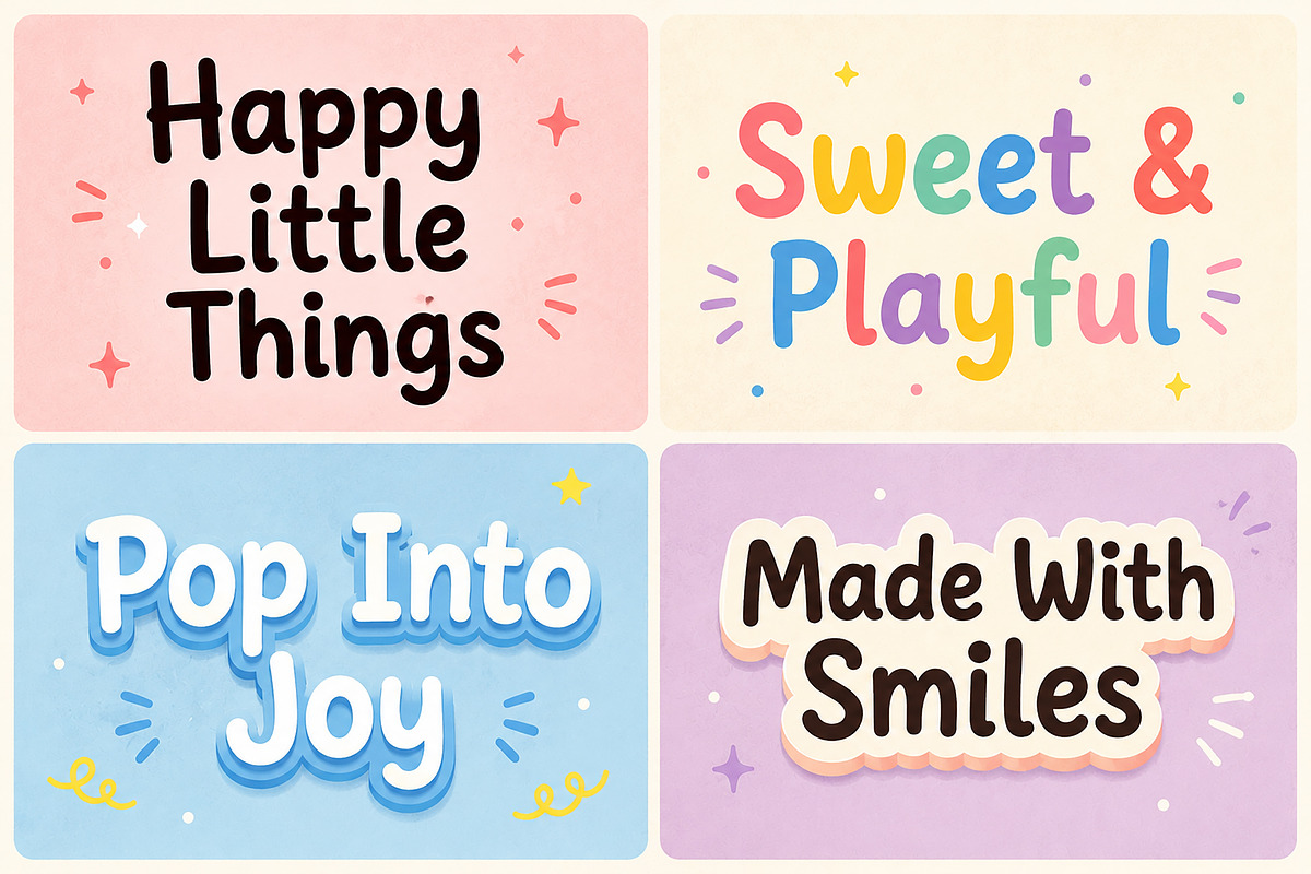 Smiley Pop – Playful Display Font, a Handwritten Font by Wow Magic (Photo 5 of 6)