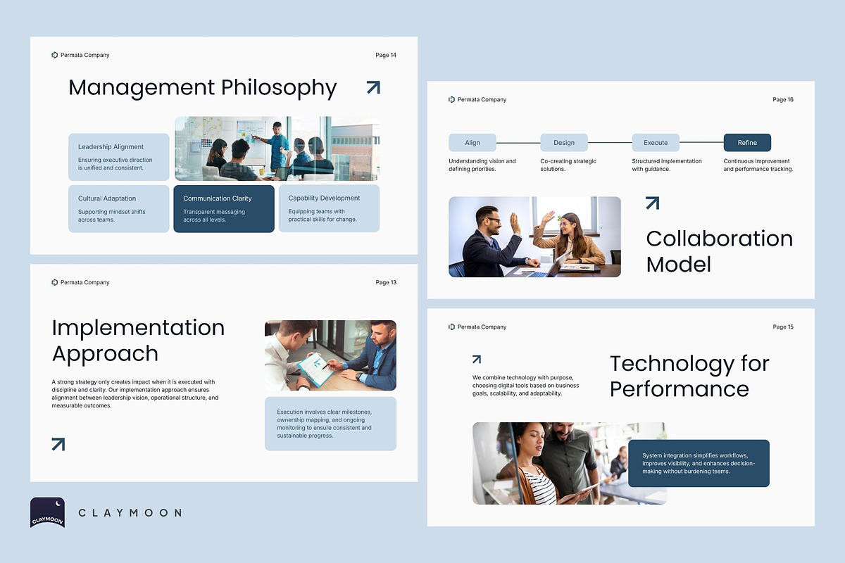 Business Consulting Strategy Plan, a Presentation Template by Claymoon Lab (Photo 4 of 7)