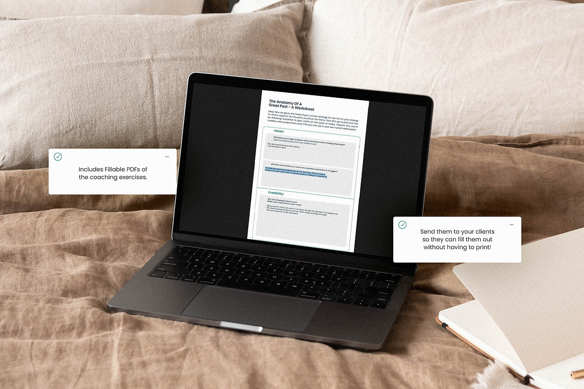 Social Media Strategy Workbook CANVA, a Templates & Theme by AndrewPixel (Photo 8 of 9)
