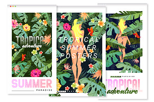 Tropical Summer Poster