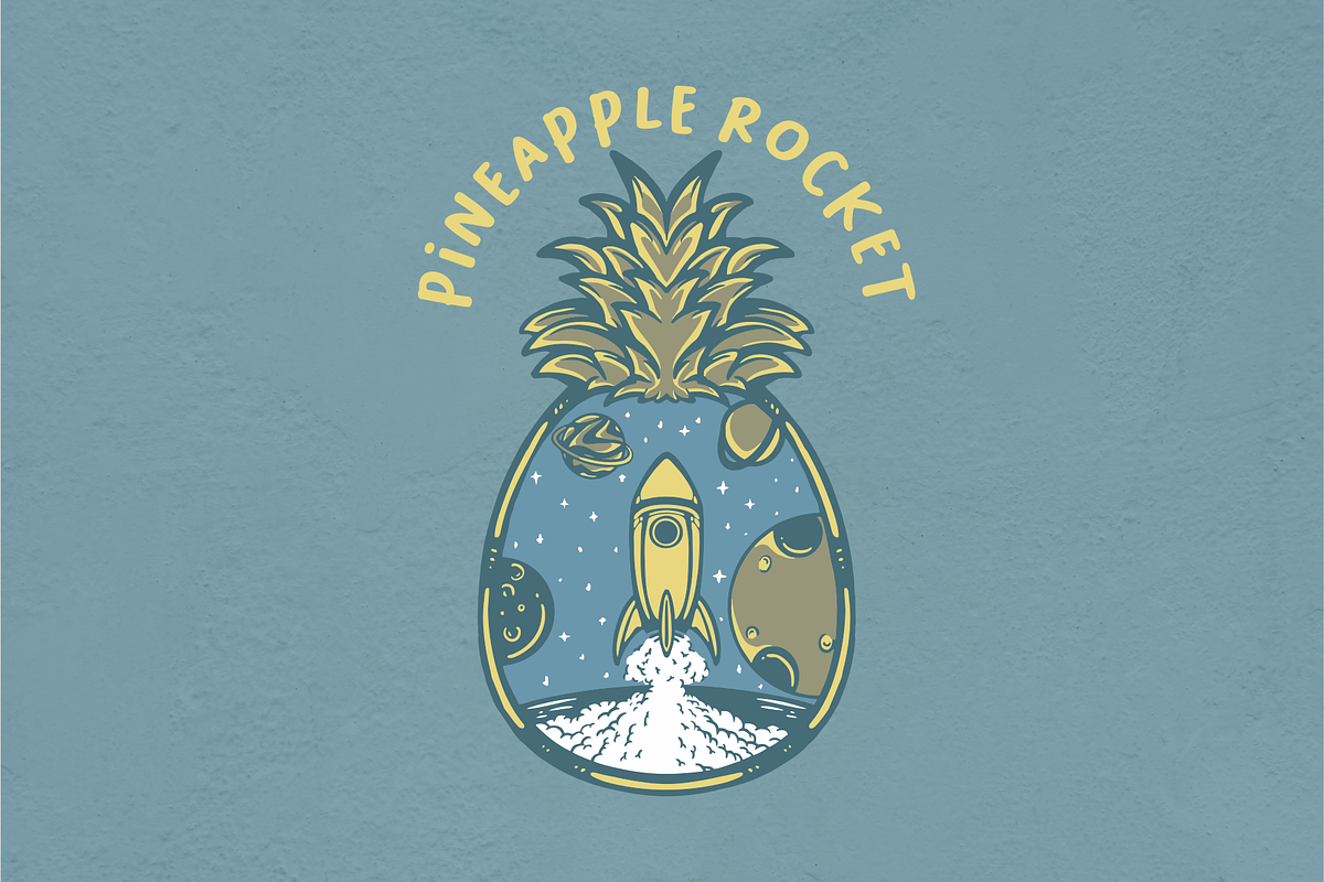 PINEAPPLE ROCKET, an Illustration by Ngaula Std. (Photo 1 of 3)