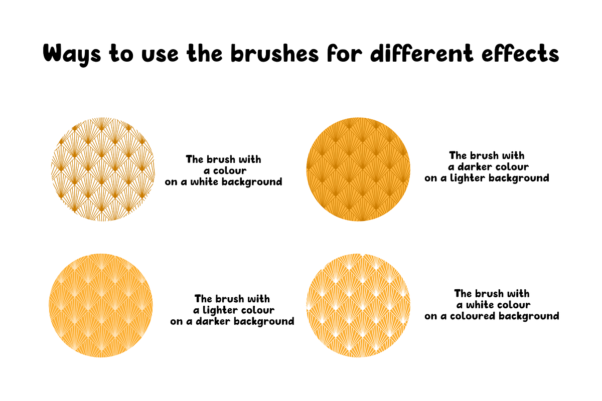 Art Deco 1.0 Procreate Brushes, a Brush Add-On by Design av MAD (Photo 4 of 6)