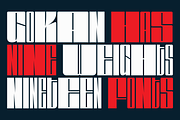 Gokan - Bold Variable Sans Serif, a Sans Serif Font by Valentino Vergan (Thumbnail 2 of 16)
