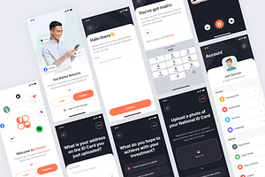 Dinvest - Investment Mobile UI KIT