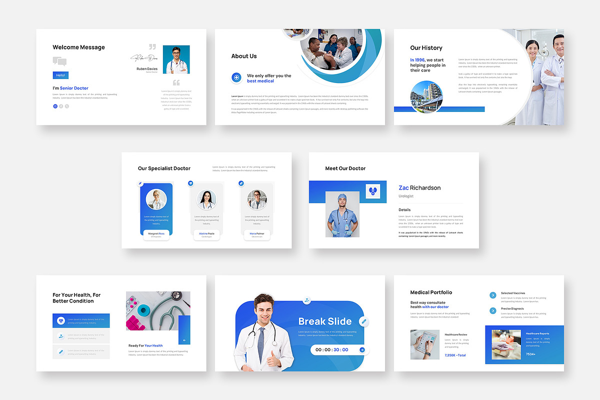 Medical Presentation Google Slides, a Presentation Template by Premast (Photo 2 of 3)