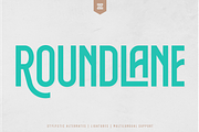 ROUNDLANE, a Serif Font by Bagerich Type Foundry (Thumbnail 1 of 6)