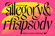 TAN - ALLEGORY, DUO FONT, a Serif Font by TanType (Thumbnail 1 of 10)