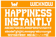 Early Afternoon font, a Font by weknow (Thumbnail 2 of 8)