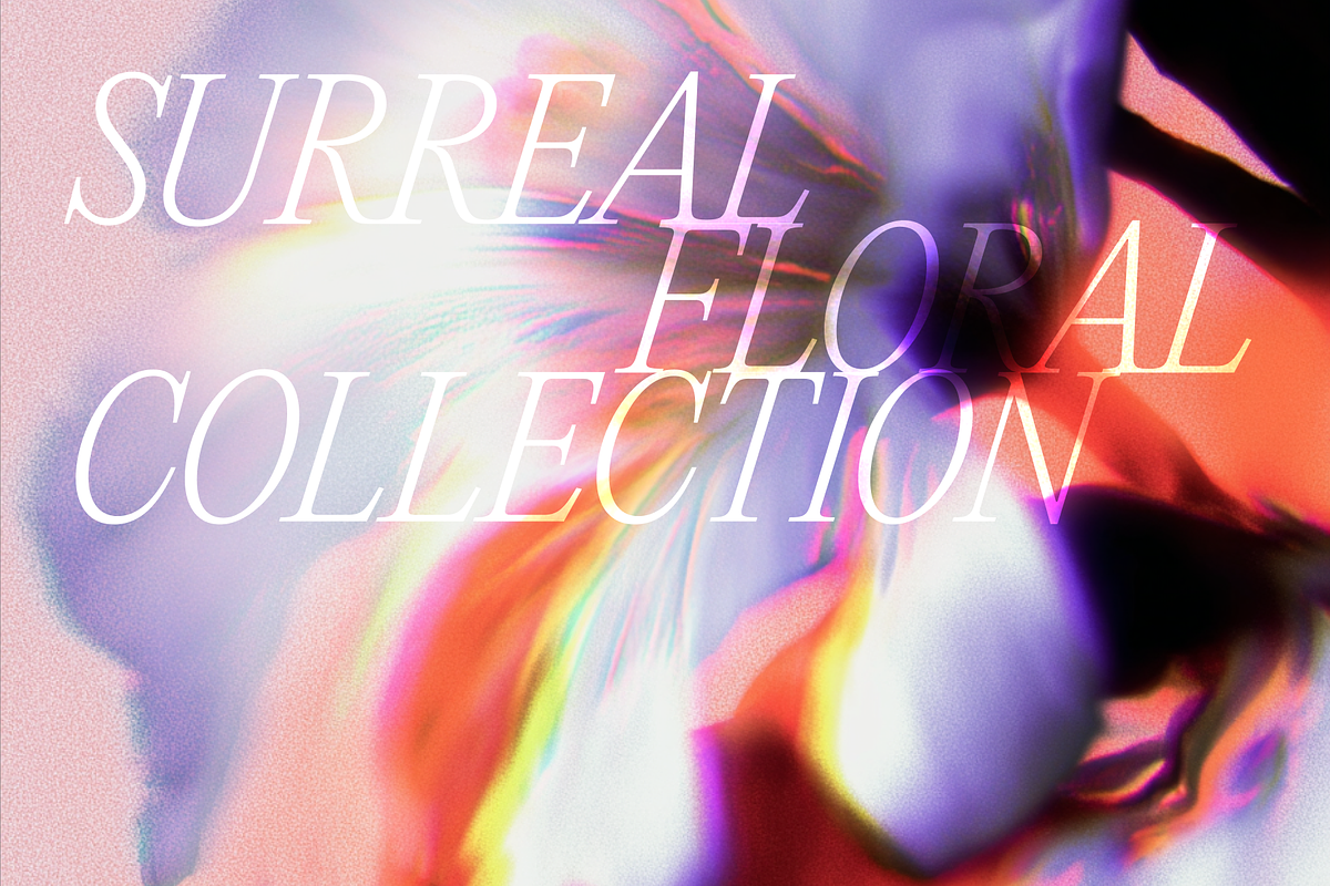 Surreal Floral Collection, a Background Graphic by existacial (Photo 1 of 3)