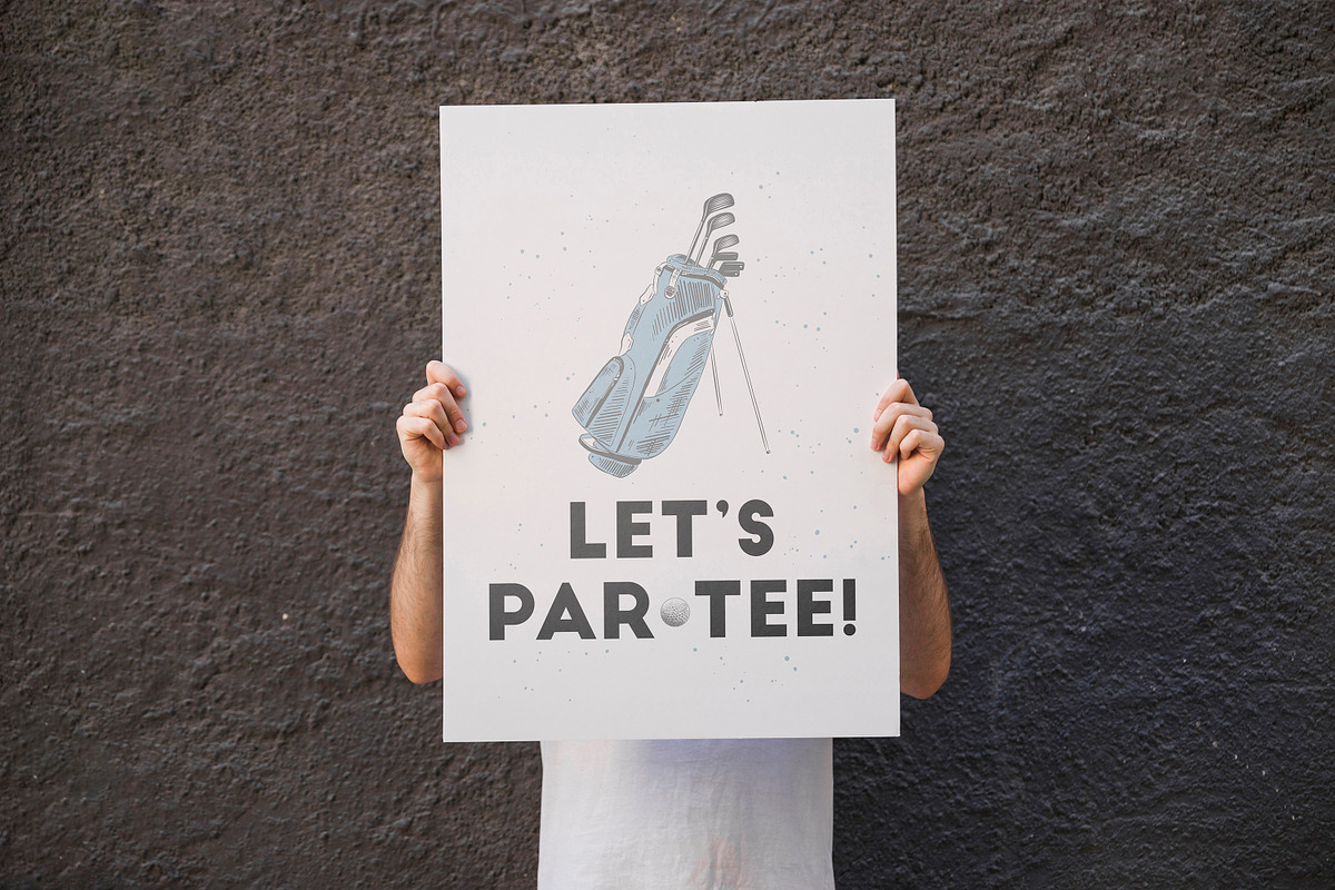 Golf engraved sketches and posters, a Decorative Illustration by Akimo Mia (Photo 6 of 7)