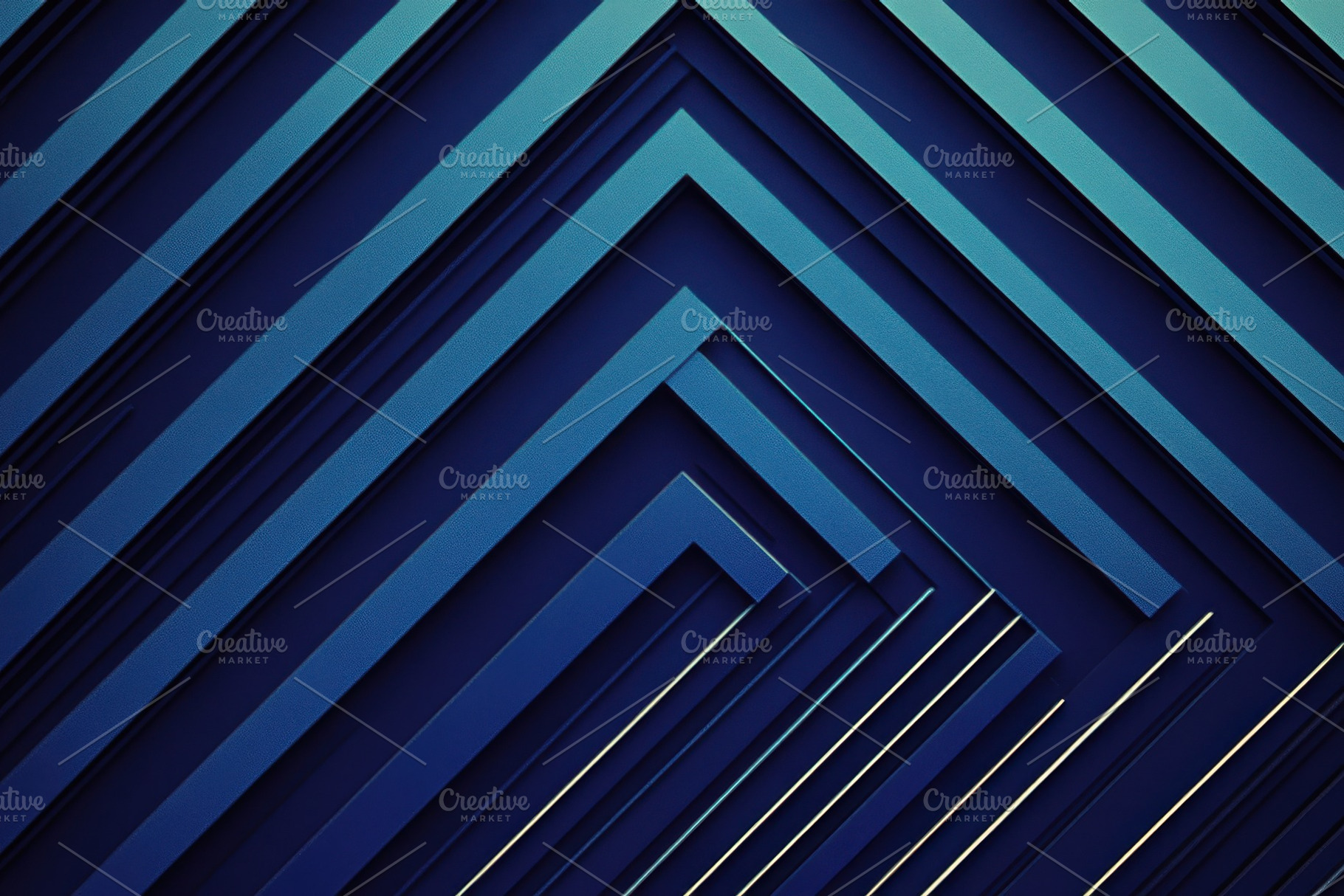 Abstract Blue Geometric Pattern Deep, a Photo by Pixeness Studio