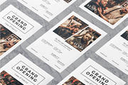 Barber shop opening flyer template, a Social Media Template by fashionaddict (Thumbnail 4 of 4)