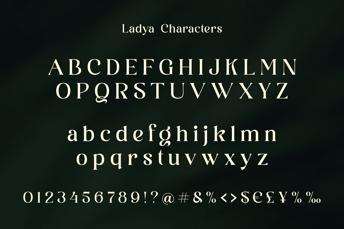 Ladya | Serif Display Font, a Serif Font by Ekahermawan (Photo 9 of 15)