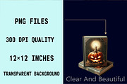 Halloween Books Sublimation Clipart, an Illustration by SVGArt (Thumbnail 7 of 8)