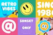 Pufypop Bubble Display Font, a Sans Serif Font by Jaruka (Thumbnail 2 of 10)