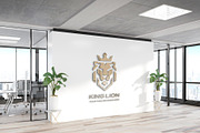 Geometric King Lion Logo, a Branding & Logo Template by YUDesignStore (Thumbnail 5 of 10)