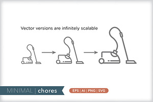 Minimal Chores Icons