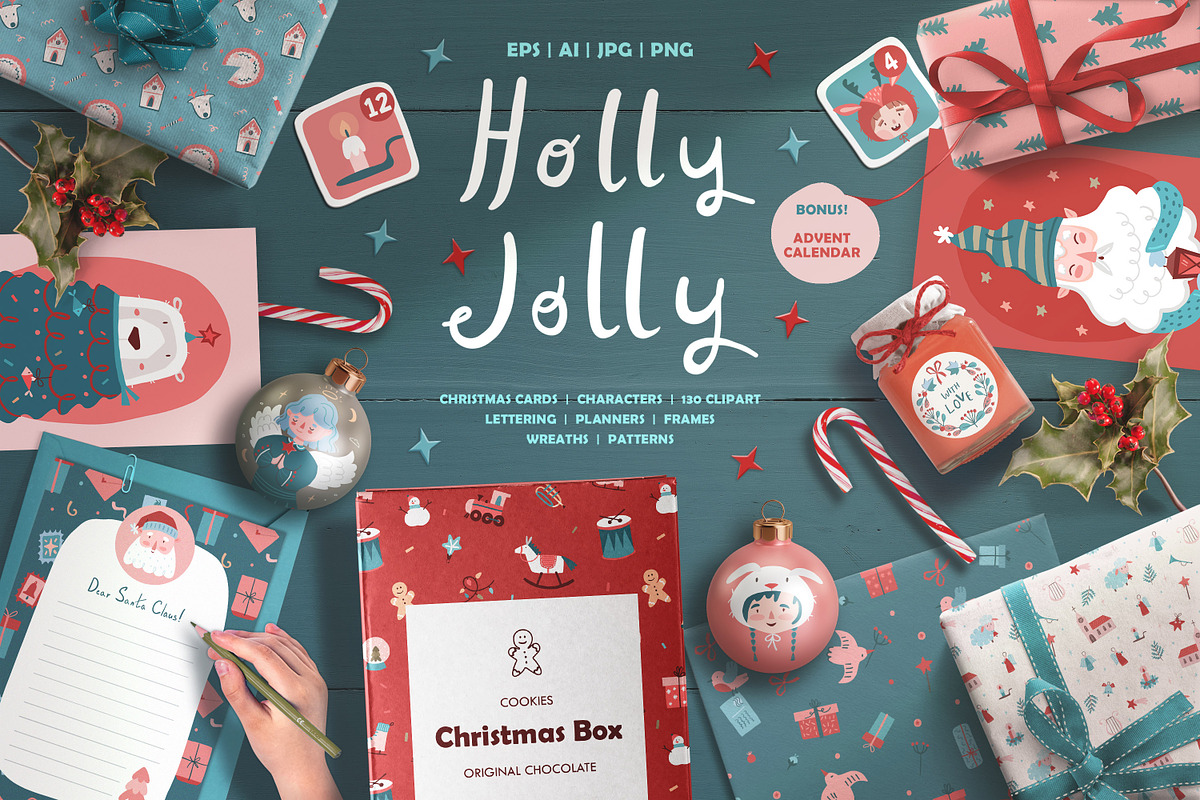 Holly Jolly. Kids Christmas, an Animal Illustration by Lori Room (Photo 1 of 17)