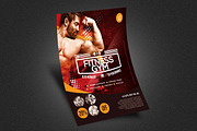 Fitness Flyer / Gym Flyer V7, a Flyer Template by Satgur Graphic Design (Thumbnail 3 of 3)