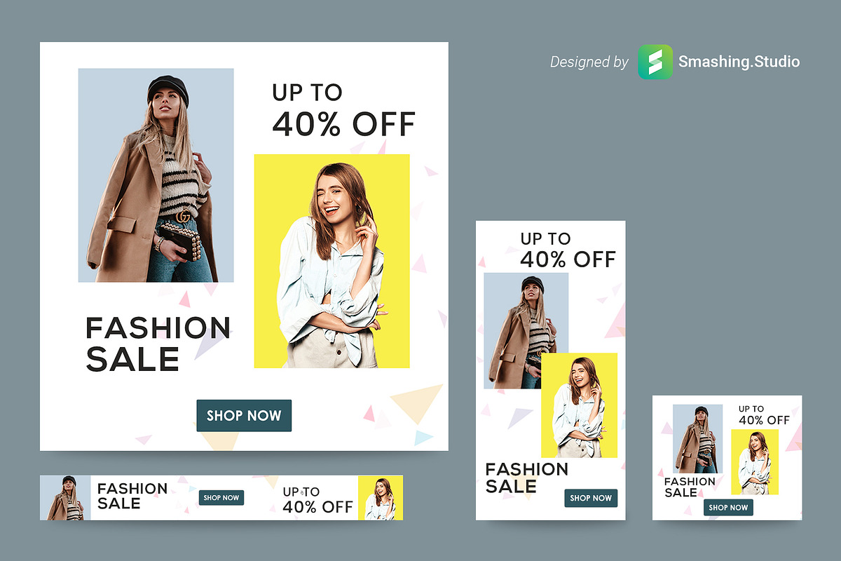 Fashion Facebook & Website Banners, a Social Media Template by Smashing_Studio (Photo 1 of 3)