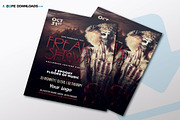 Freak Show Hallooween Flyer Template, a Flyer Template by DopeDownloads (Thumbnail 2 of 3)