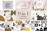 Retro Gradient Abstract Bundle, a Texture Illustration by Laras Wonderland (Thumbnail 2 of 24)