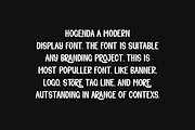 Hogenda - Block Font, a Sans Serif Font by Iqsiart Studio (Thumbnail 2 of 7)